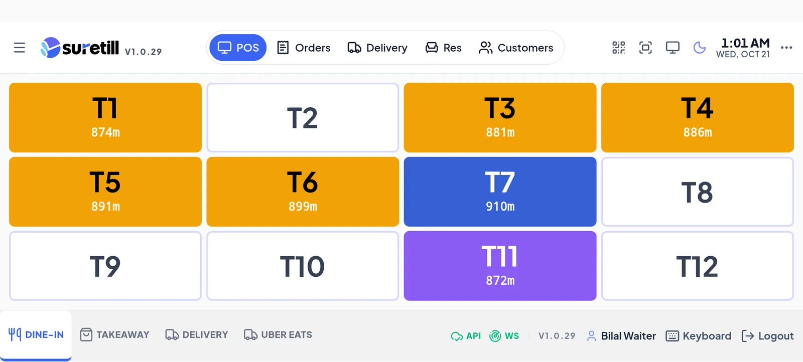 SureTill on an Android phone